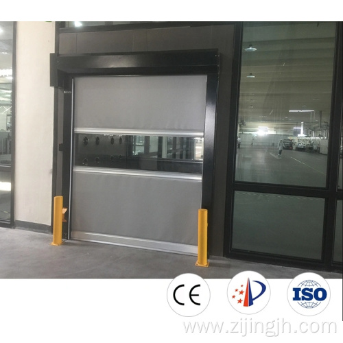 Stainless Steel Frame Rapid Rolling PVC Door